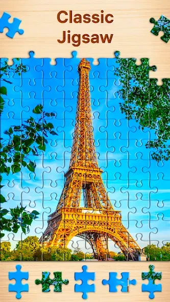 Взломанная Jigsaw Puzzles — Puzzle Games  [МОД Unlimited Money] — полная версия apk на Андроид screen 1