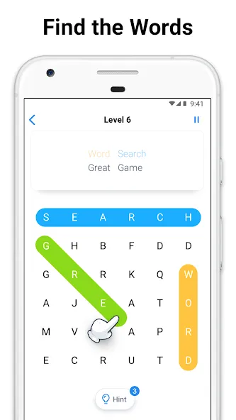 Взломанная Word Search — crossword puzzle (Уорд Срч)  [МОД Бесконечные монеты] — последняя версия apk на Андроид screen 1