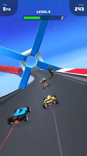 Скачать взломанную Race Master 3D — Car Racing (Рэйс мастер 3Д)  [МОД Mega Pack] — полная версия apk на Андроид screen 1