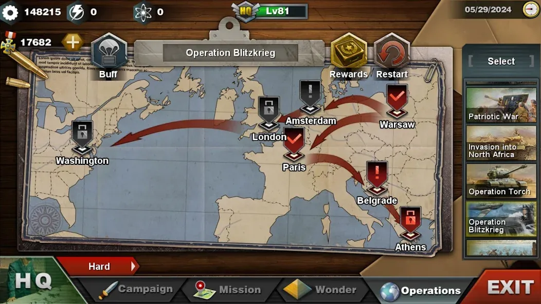 Взломанная World Conqueror 3-WW2 Strategy (Ворлд Конкерор 3)  [МОД Unlocked] — полная версия apk на Андроид screen 4