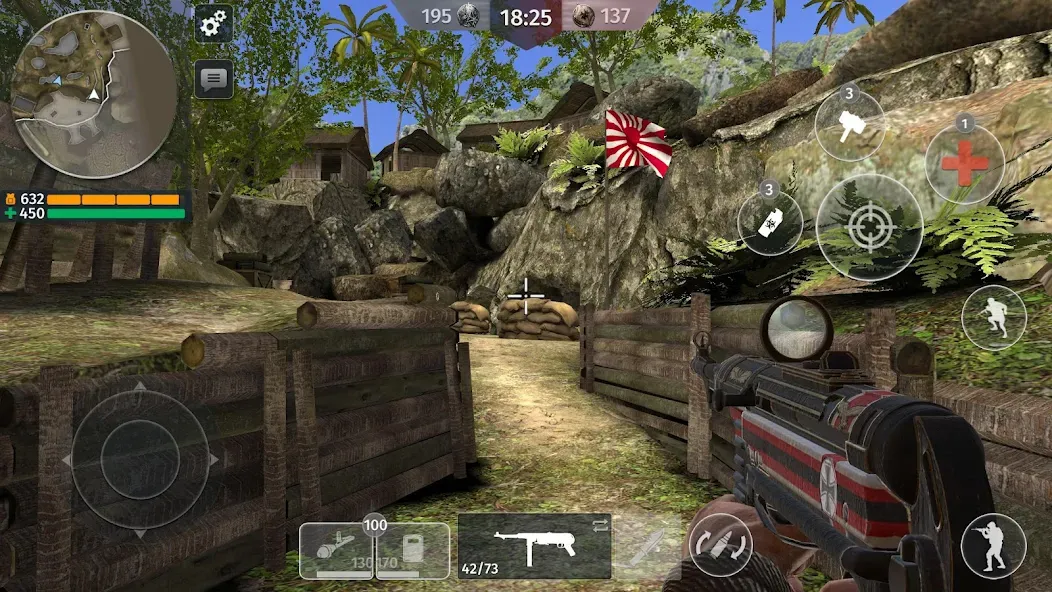 Взлом World War 2: Shooting Games (Вторая мировая война)  [МОД Menu] — полная версия apk на Андроид screen 1