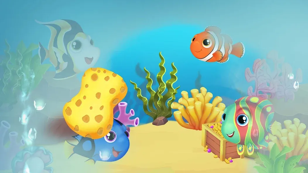 Скачать взлом Baby Aquarium — Fish game  [МОД Бесконечные деньги] — полная версия apk на Андроид screen 2