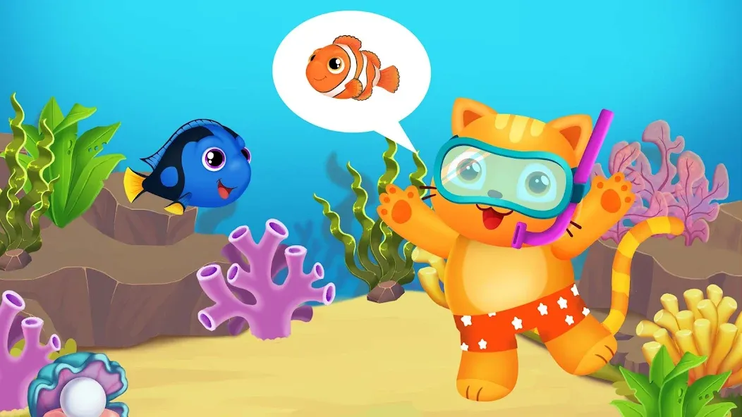 Скачать взлом Baby Aquarium — Fish game  [МОД Бесконечные деньги] — полная версия apk на Андроид screen 3