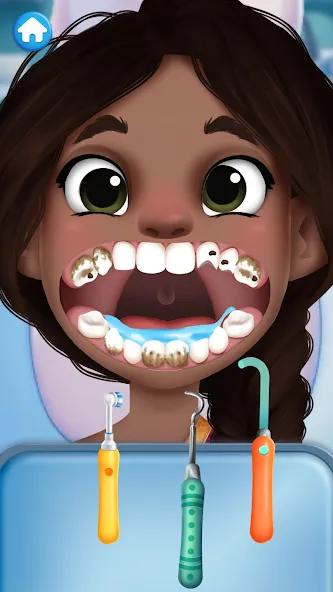 Взломанная Dentist games  [МОД Бесконечные деньги] — последняя версия apk на Андроид screen 5