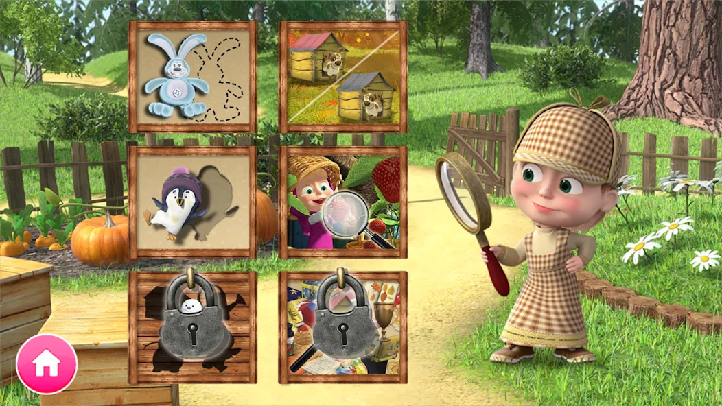 Скачать взлом Masha and the Bear Educational  [МОД Меню] — стабильная версия apk на Андроид screen 1