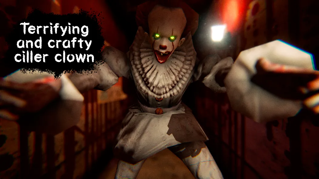 Скачать взломанную Death Park: Scary Clown Horror (Дэт Парк)  [МОД Unlimited Money] — последняя версия apk на Андроид screen 1