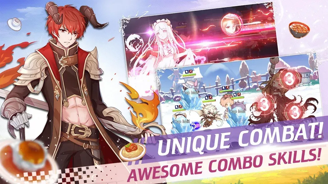 Скачать взлом Food Fantasy (Фуд Фэнтези)  [МОД Mega Pack] — стабильная версия apk на Андроид screen 4