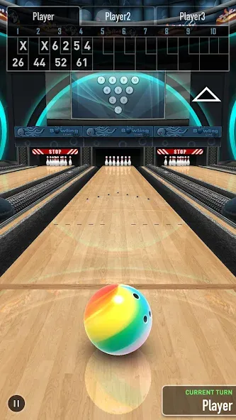 Скачать взлом Bowling Game 3D (Боулинг игра 3D)  [МОД Меню] — полная версия apk на Андроид screen 4