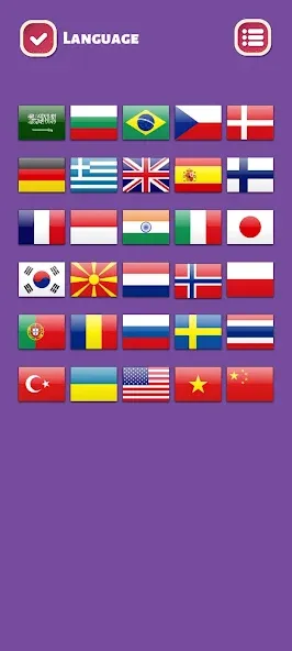 Скачать взлом Country Flags World Quiz Game  [МОД Все открыто] — полная версия apk на Андроид screen 4