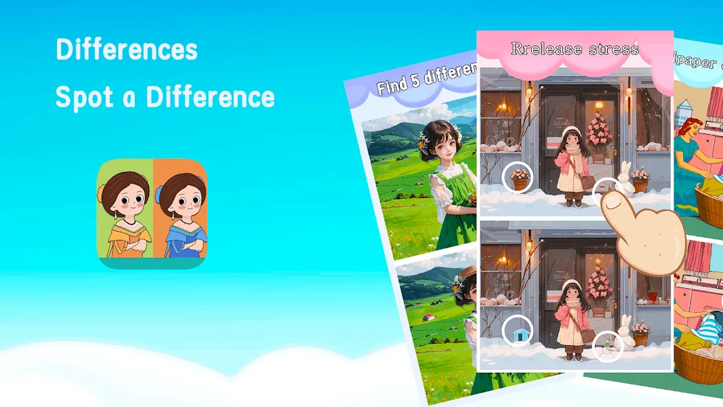 Скачать взлом Differences: Spot a Difference (Диференсес)  [МОД Unlimited Money] — последняя версия apk на Андроид screen 5