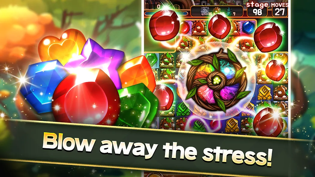 Взломанная Jewel Forest Village (Джуэл Форест Виллидж)  [МОД Меню] — полная версия apk на Андроид screen 4