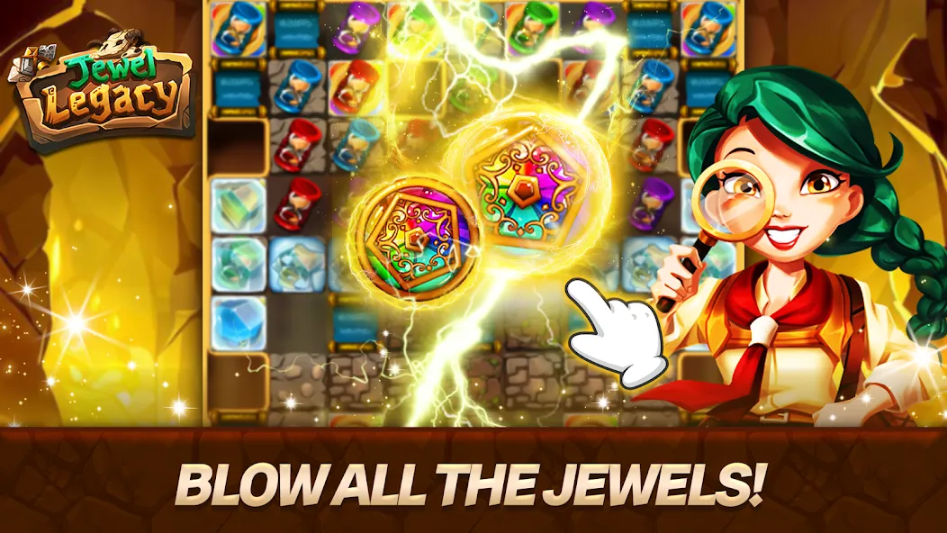 Взломанная Jewel Legacy (Джуэл Легаси)  [МОД Много денег] — полная версия apk на Андроид screen 1