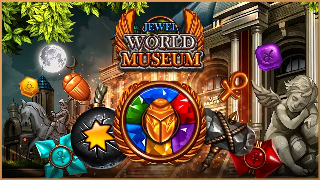 Взлом Jewel World Museum (Джуэл Ворлд Музеум)  [МОД Много монет] — последняя версия apk на Андроид screen 4