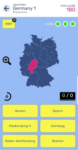 Скачать взломанную Map Quiz World Geography (Мап Квиз Всемирная География)  [МОД Все открыто] — стабильная версия apk на Андроид screen 2