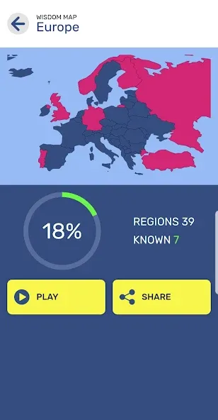 Скачать взломанную Map Quiz World Geography (Мап Квиз Всемирная География)  [МОД Все открыто] — стабильная версия apk на Андроид screen 4