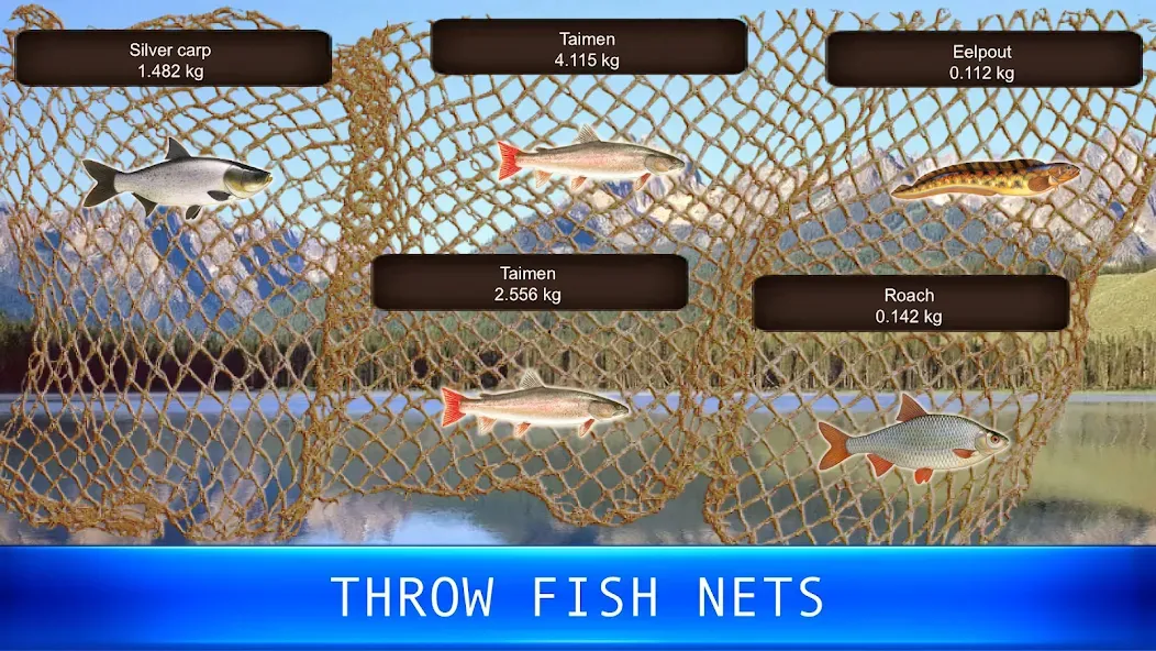 Взломанная Fish rain: sport fishing  [МОД Много монет] — стабильная версия apk на Андроид screen 5