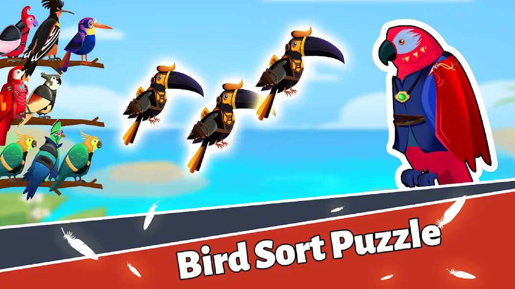 Скачать взлом Bird Puzzle — Color Game  [МОД Бесконечные монеты] — стабильная версия apk на Андроид screen 1