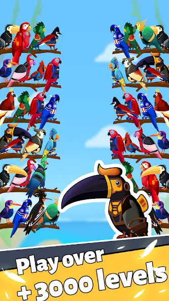 Скачать взлом Bird Puzzle — Color Game  [МОД Бесконечные монеты] — стабильная версия apk на Андроид screen 4