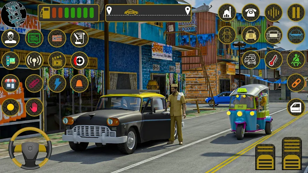 Скачать взлом Indian Taxi Simulator car Game (Индийский такси симулятор автомобиля Игра)  [МОД Menu] — стабильная версия apk на Андроид screen 1