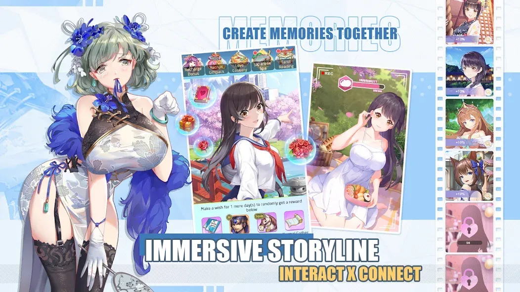 Скачать взлом Lost in Paradise:Waifu Connect (Лост ин Парадайз)  [МОД Unlimited Money] — последняя версия apk на Андроид screen 3