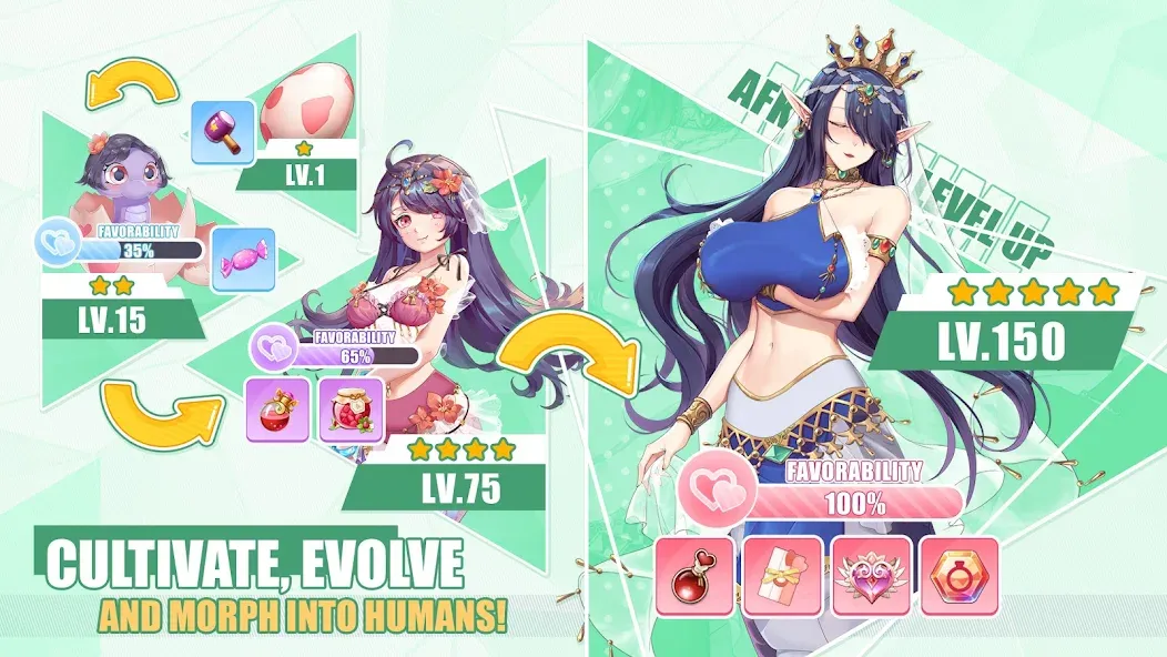 Скачать взлом Lost in Paradise:Waifu Connect (Лост ин Парадайз)  [МОД Unlimited Money] — последняя версия apk на Андроид screen 4