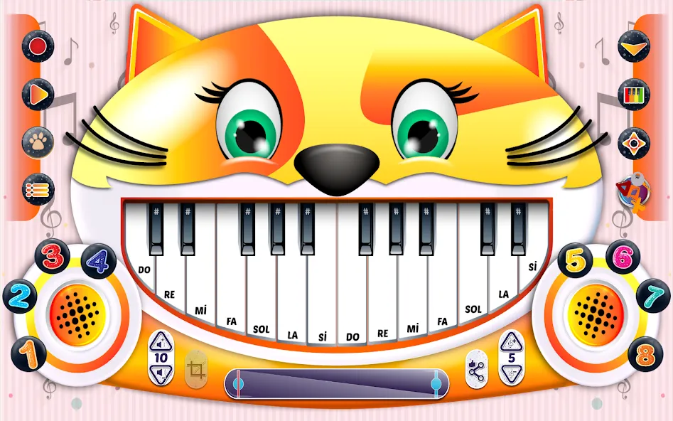 Взломанная Meow Music — Sound Cat Piano (Мяу Музыка)  [МОД Все открыто] — стабильная версия apk на Андроид screen 1