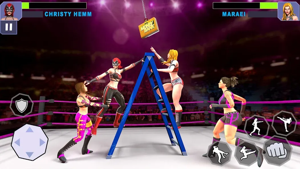 Взлом Bad Girls Wrestling Game  [МОД Mega Pack] — полная версия apk на Андроид screen 3