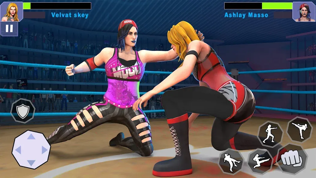 Взлом Bad Girls Wrestling Game  [МОД Mega Pack] — полная версия apk на Андроид screen 4