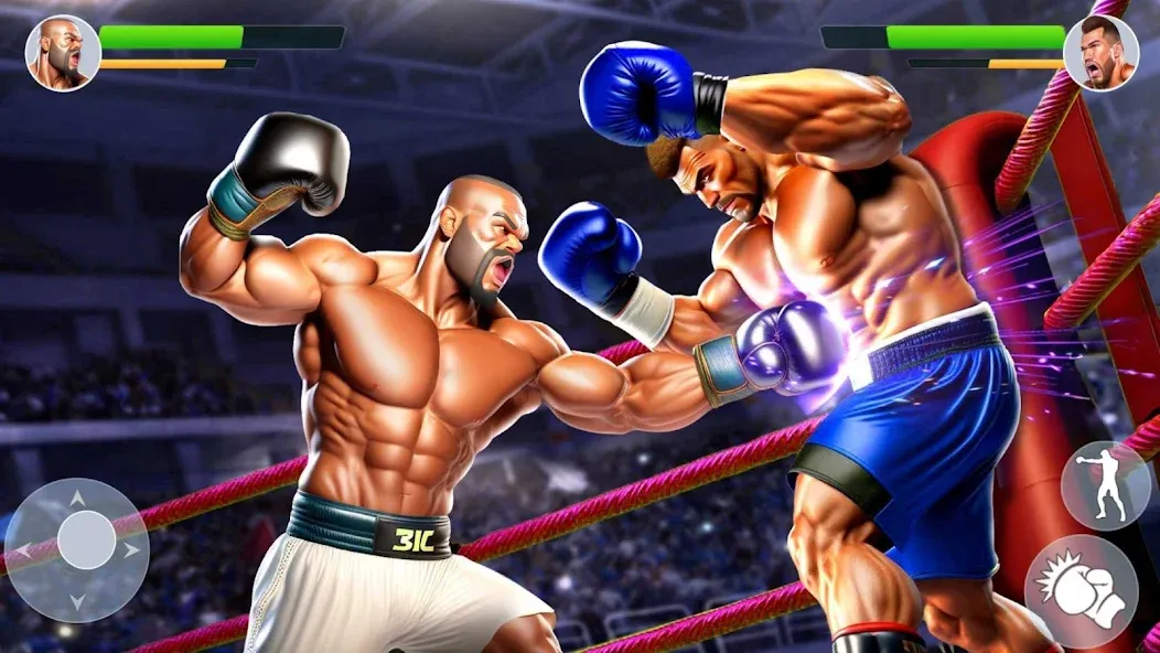 Скачать взлом Boxing Heros: Fighting Games (Тэг Боксинг Игры)  [МОД Много денег] — полная версия apk на Андроид screen 1