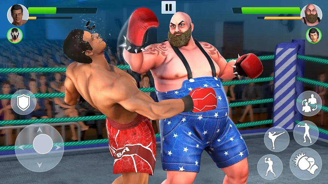 Скачать взлом Boxing Heros: Fighting Games (Тэг Боксинг Игры)  [МОД Много денег] — полная версия apk на Андроид screen 2