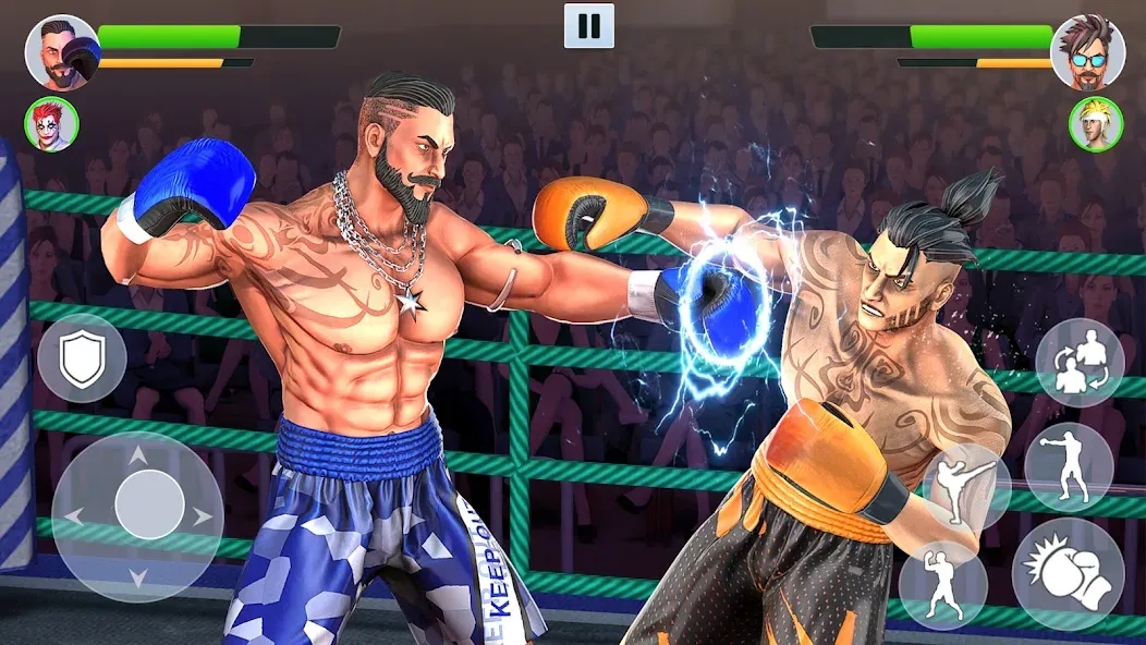 Скачать взлом Boxing Heros: Fighting Games (Тэг Боксинг Игры)  [МОД Много денег] — полная версия apk на Андроид screen 3