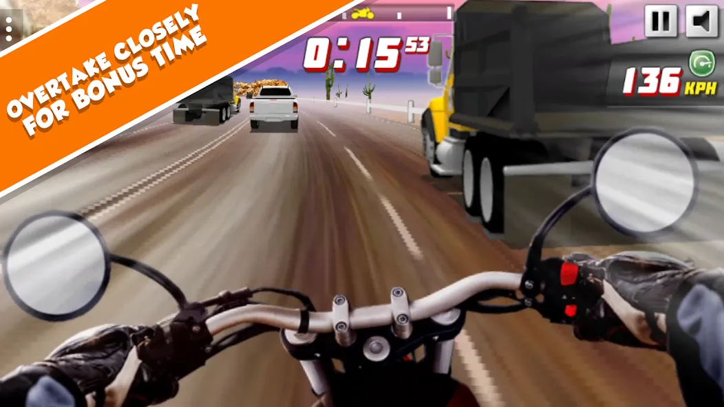 Взлом Highway Rider Extreme — 3D Mot (Хайвей Райдер Экстрим)  [МОД Много денег] — последняя версия apk на Андроид screen 3