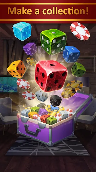 Скачать взломанную Farkle — Zonk Dice Game  [МОД Много монет] — полная версия apk на Андроид screen 1