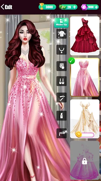 Скачать взломанную Super Stylist: Dress Up Games  [МОД Все открыто] — последняя версия apk на Андроид screen 1