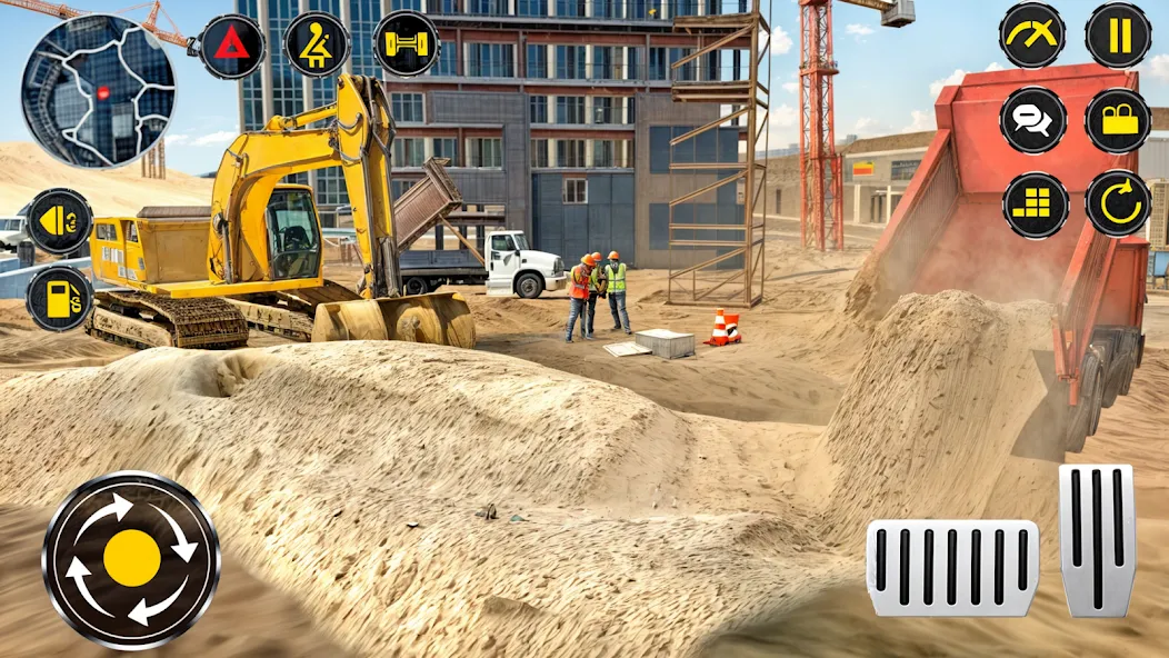 Взлом Heavy Excavator Simulator PRO (Хеви Экскавейтор Симулятор ПРО)  [МОД Menu] — последняя версия apk на Андроид screen 4