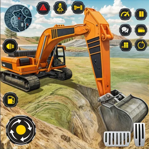 Взлом Heavy Excavator Simulator PRO (Хеви Экскавейтор Симулятор ПРО)  [МОД Menu] — последняя версия apk на Андроид screen 5