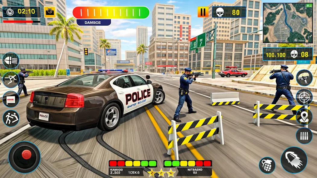 Взломанная US Police Shooting Crime City  [МОД Много денег] — полная версия apk на Андроид screen 2