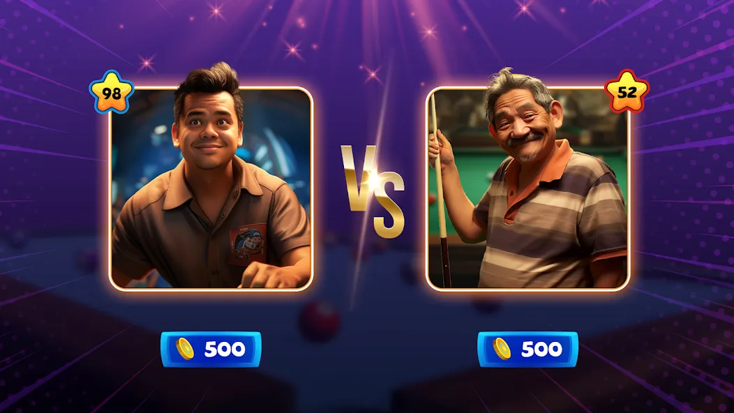 Взломанная 8 Ball Clash — Pool Billiards (балл пул)  [МОД Все открыто] — полная версия apk на Андроид screen 2