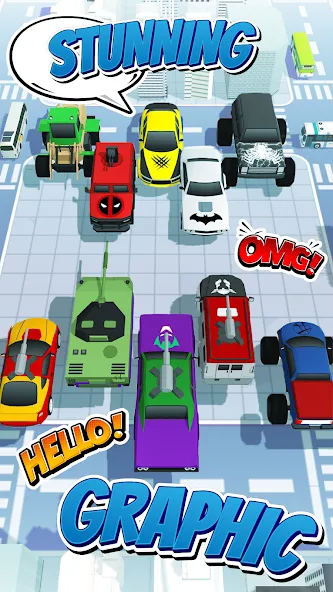 Скачать взломанную Superhero Car Merge Battle  [МОД Menu] — полная версия apk на Андроид screen 4