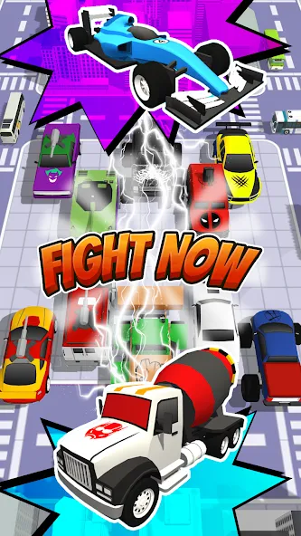 Скачать взломанную Superhero Car Merge Battle  [МОД Menu] — полная версия apk на Андроид screen 5