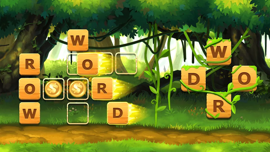 Скачать взломанную Word Crossword Puzzle  [МОД Много денег] — полная версия apk на Андроид screen 1