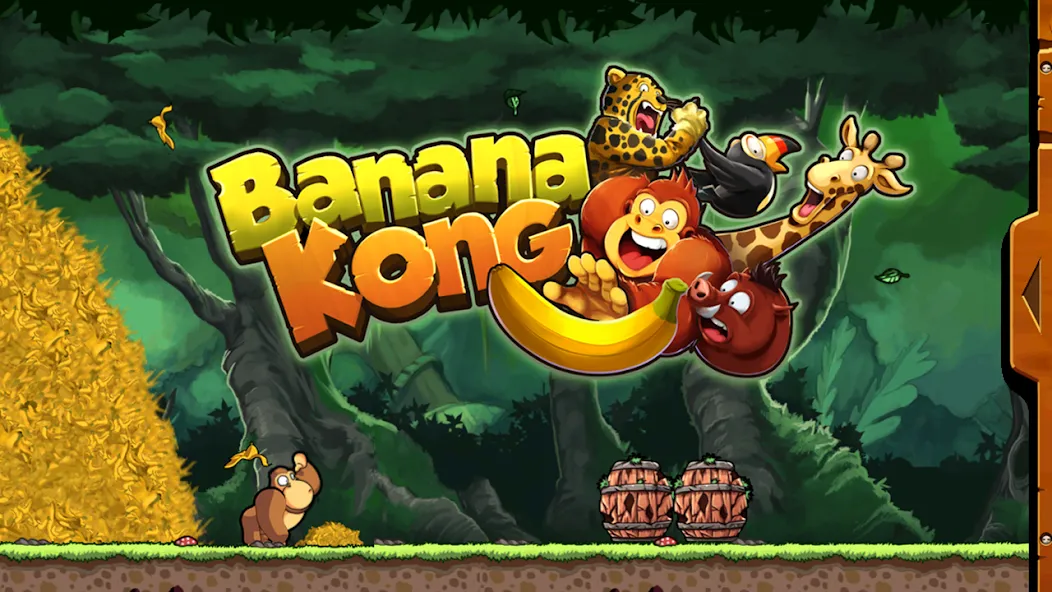 Скачать взломанную Banana Kong (Банана Конг)  [МОД Unlimited Money] — полная версия apk на Андроид screen 1