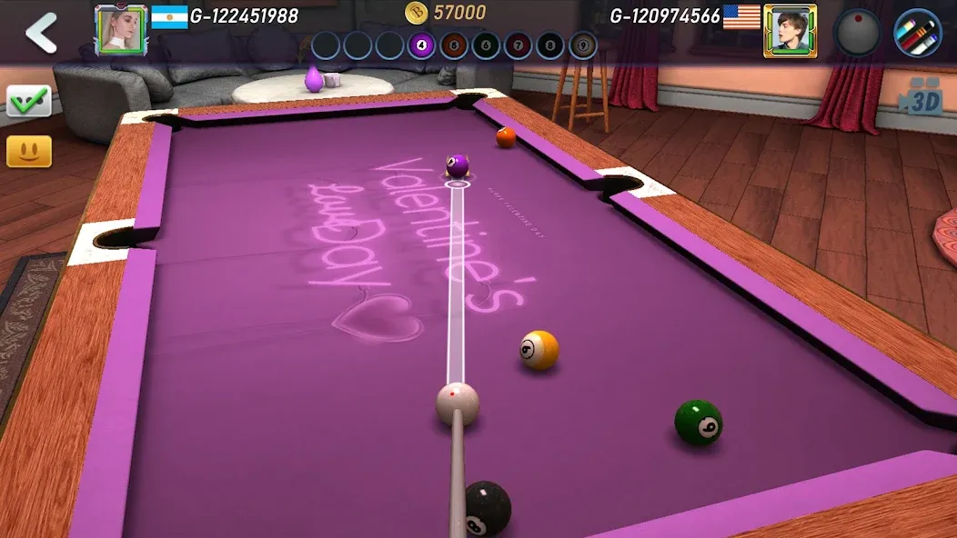 Скачать взлом Real Pool 3D 2 (Риал Пул 3Д 2)  [МОД Mega Pack] — стабильная версия apk на Андроид screen 4