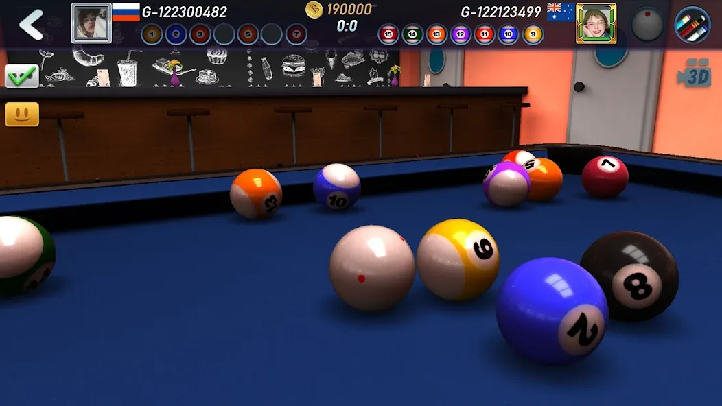 Скачать взлом Real Pool 3D 2 (Риал Пул 3Д 2)  [МОД Mega Pack] — стабильная версия apk на Андроид screen 5