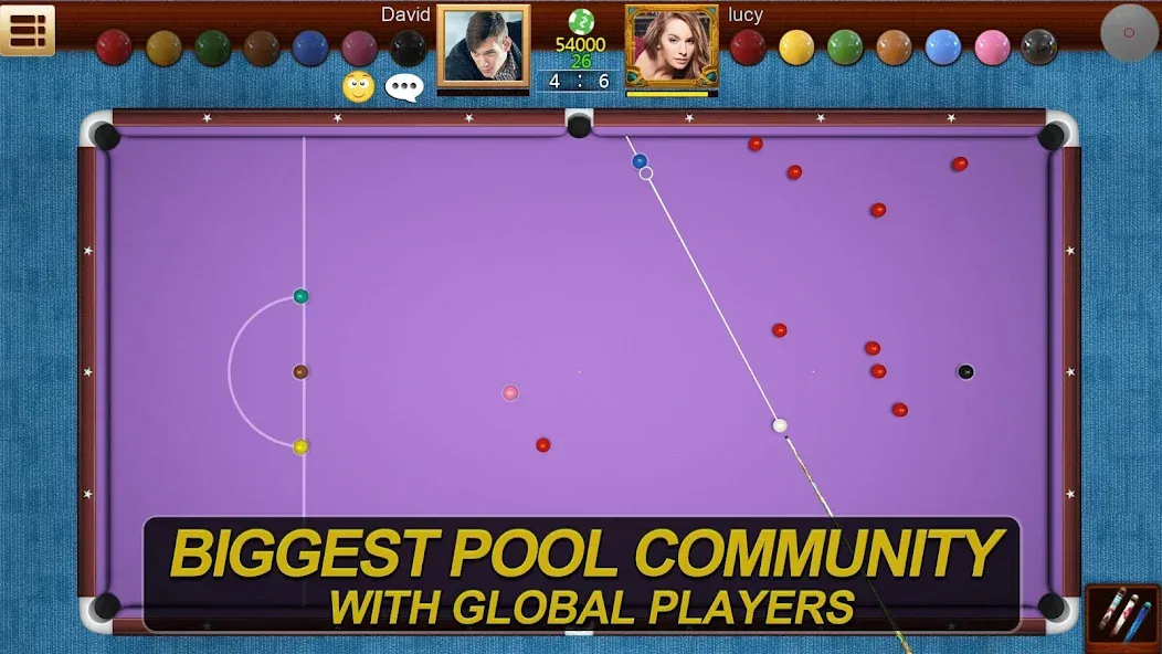 Скачать взлом Real Pool 3D Online 8Ball Game (Реал Пул 3Д Онлайн 8Бол Гейм)  [МОД Все открыто] — последняя версия apk на Андроид screen 3