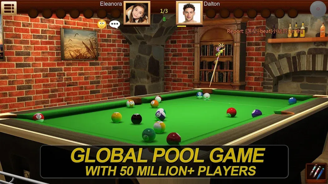 Скачать взлом Real Pool 3D Online 8Ball Game (Реал Пул 3Д Онлайн 8Бол Гейм)  [МОД Все открыто] — последняя версия apk на Андроид screen 5