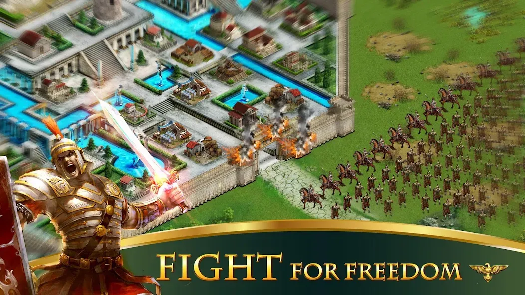 Взлом Empire:Rome Rising  [МОД Бесконечные деньги] — стабильная версия apk на Андроид screen 2