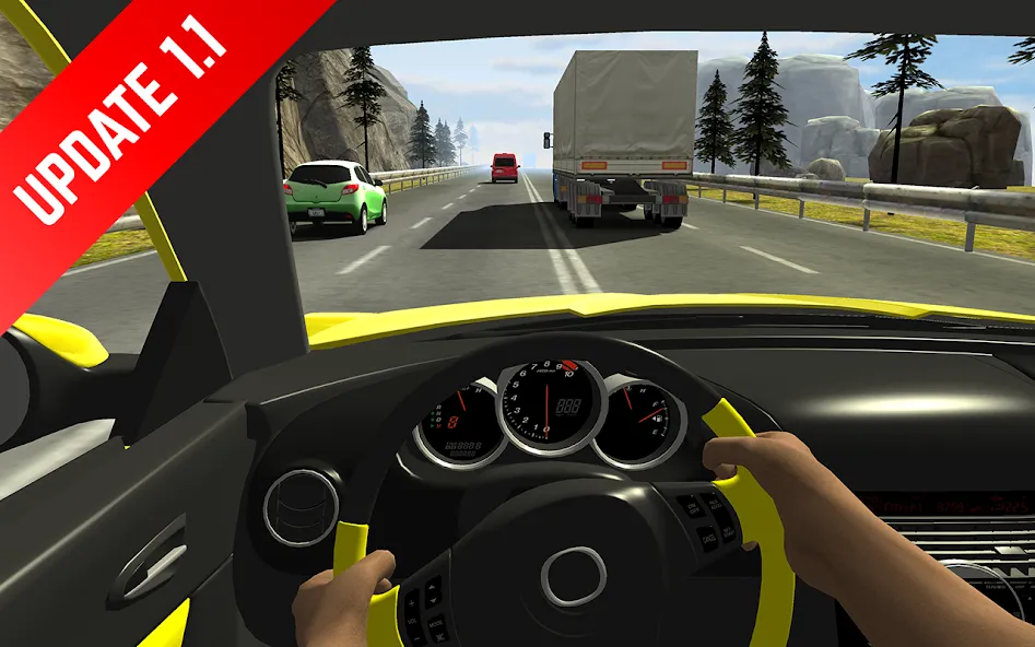 Скачать взлом Racing in Car (Рейсинг ин Кар)  [МОД Mega Pack] — полная версия apk на Андроид screen 2