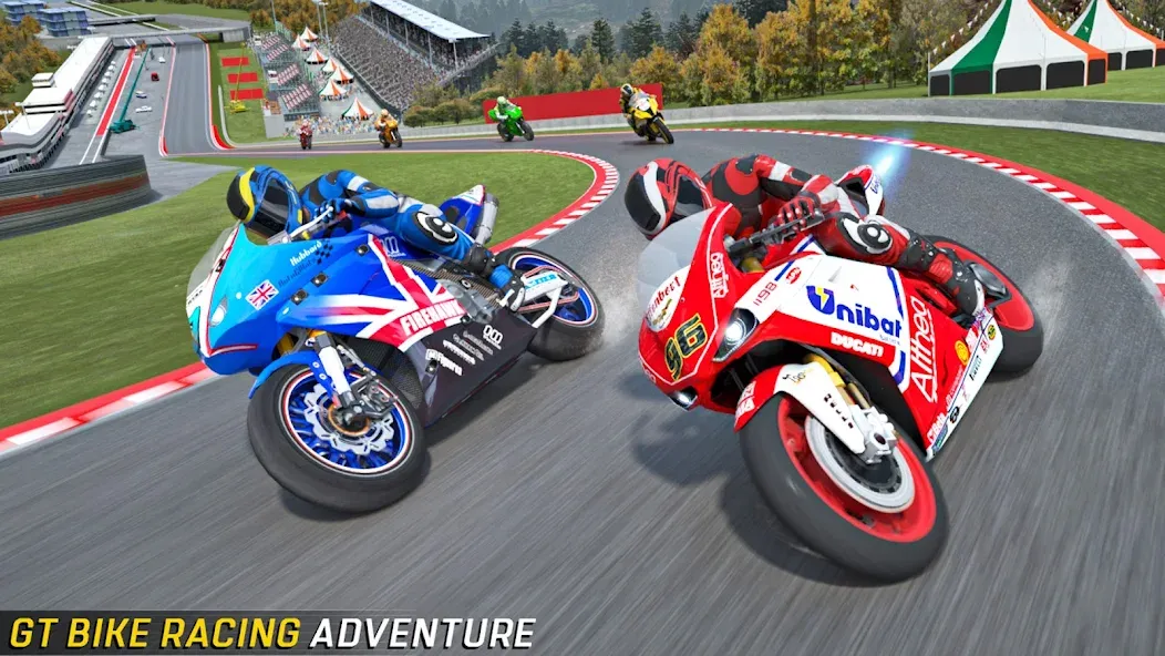 Взломанная GT Bike Racing: Moto Bike Game  [МОД Menu] — полная версия apk на Андроид screen 1