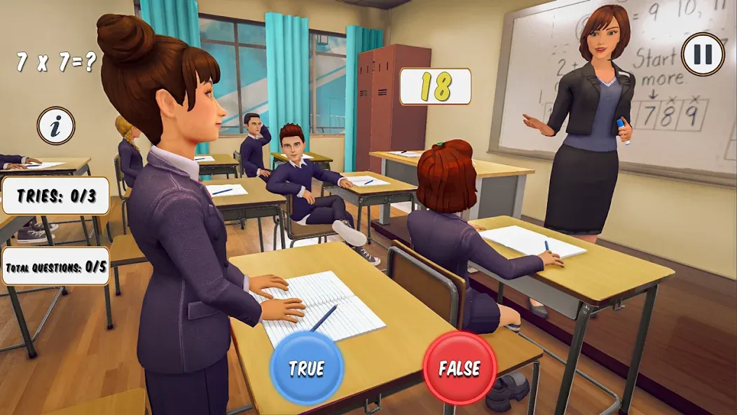 Взлом High School Teacher Simulator  [МОД Много монет] — полная версия apk на Андроид screen 2